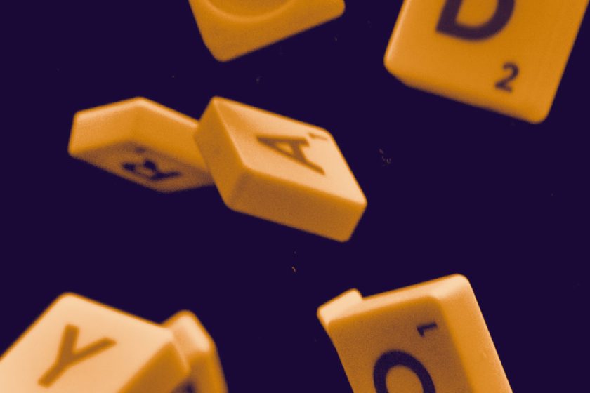 Image of scrabble letters