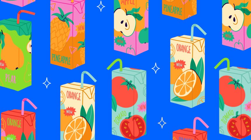 image of juice boxes