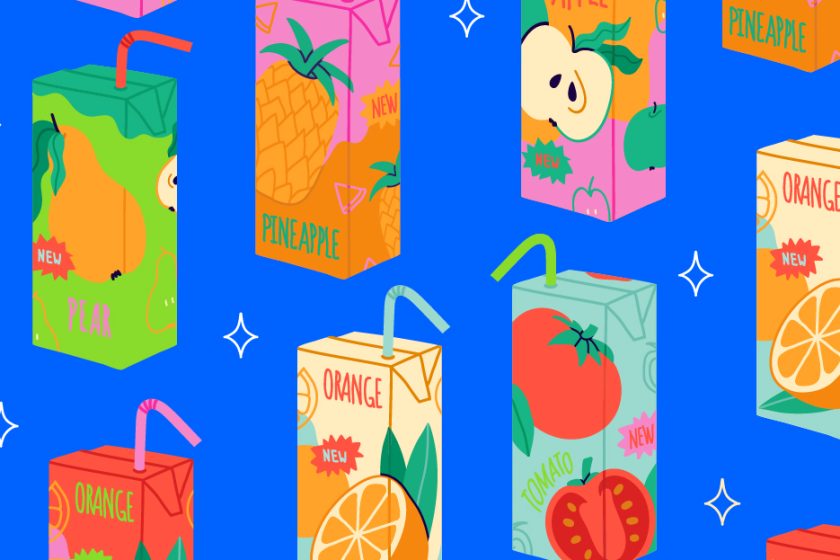 image of juice boxes